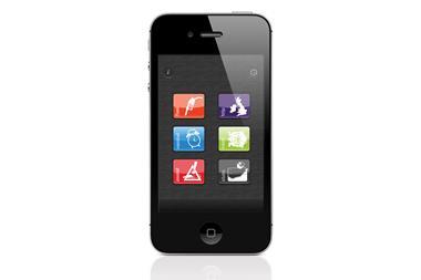 iPhone with Auto-M8 app