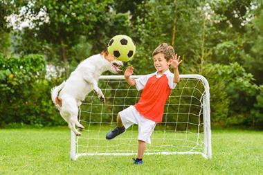 football funny cracking header by that Jack Russell to be fair