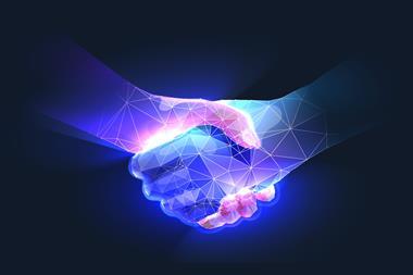 technology handshake