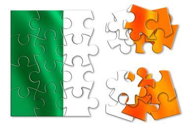 Ireland flag jigsaw