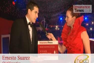 Ernesto Suarez Halo - Insurance Times Awards 2011