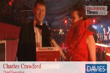 Charle Crawford Davies - Insurance Times Awards 2011