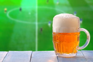 Beer football pitch