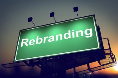 rebrand, promotional sign
