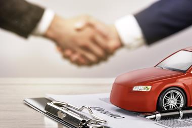 car insurance partnership shake hands