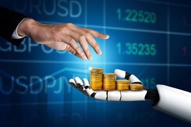 AI investment robot hand broker