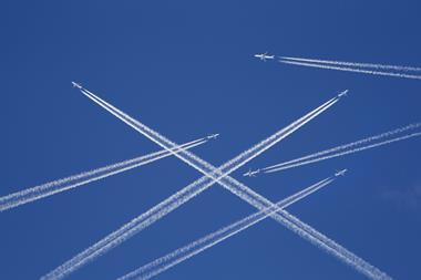 planes in sky
