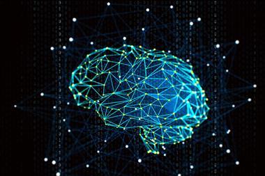 I stock artificial intelligence brain