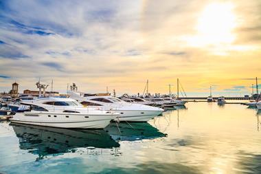 boats in the sun