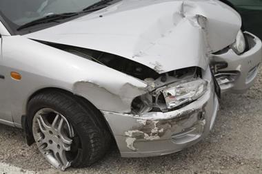crashed car