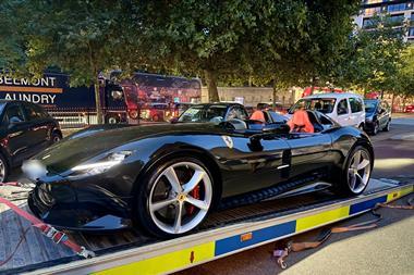 Ferrari_Monza_being_taken_to_pound_jpg
