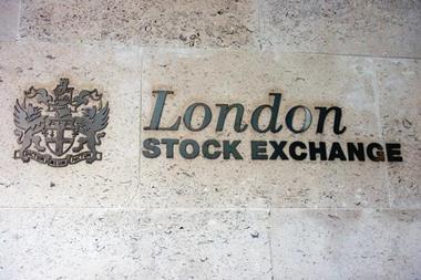 London Stock Exchange sign