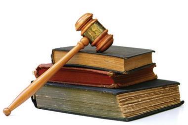 law books and gavel