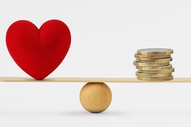 heart balancing with money