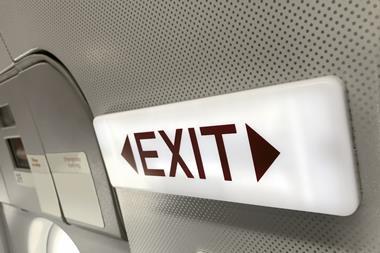 exit plane