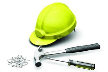 Builder tool hammer nails