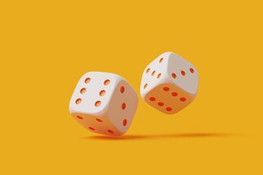 roll dice, yellow