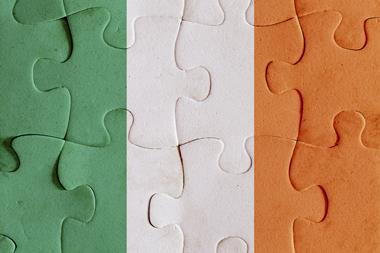 Puzzle flag Ireland