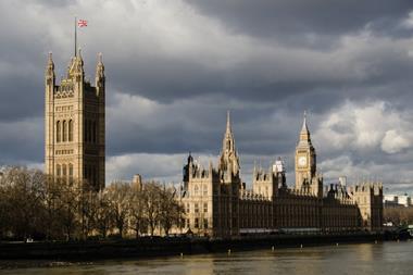 storms over House of Commons