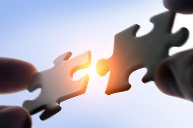 acquisition, puzzle piece, double