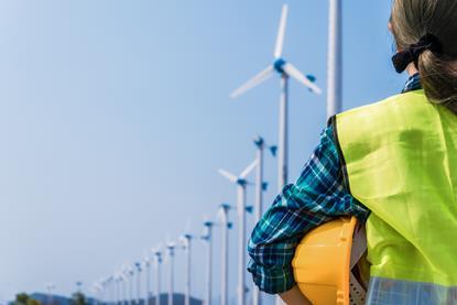 climate professional wind turbines hard hat