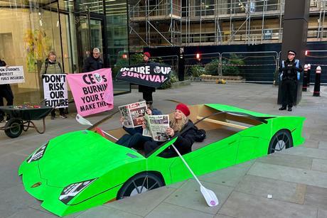 lamborghni protest