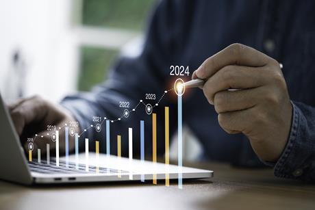 growth 2024 man hand