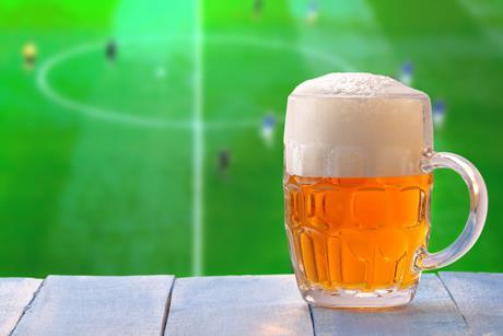 Beer football pitch
