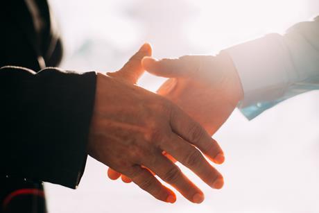 handshake closeup