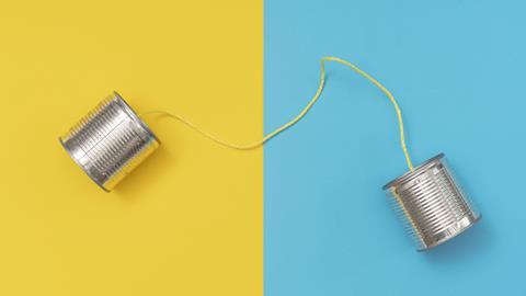 communication, tin cans