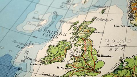 map of UK