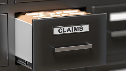 claims filing cabinet