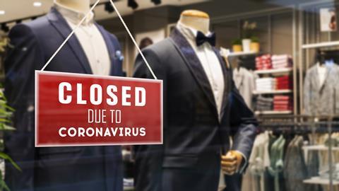 shop closed corona clothes