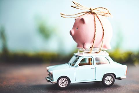save piggy bank car 