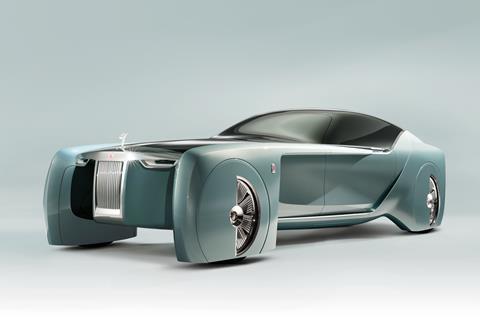 rolls royce driverless car