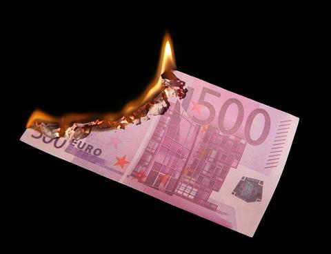 Euro, money, burning, france, germany, europe, crash, bankrupt