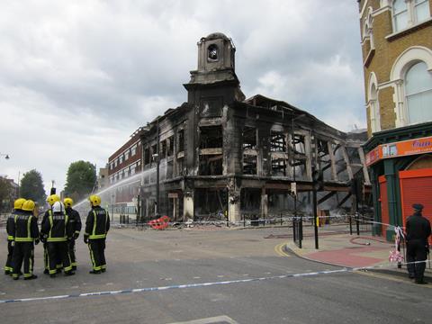 Carpetright Tottenham London riots