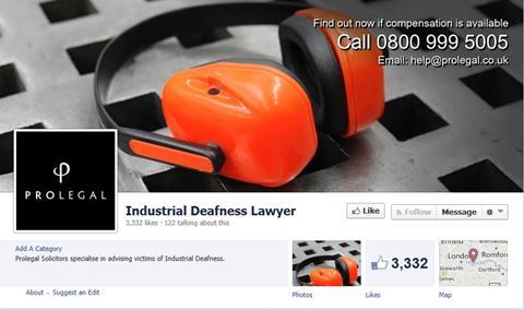 Industrial deafness Facebook 