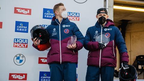 Bradley Hall and Greg Cackett - GB bobsleigh