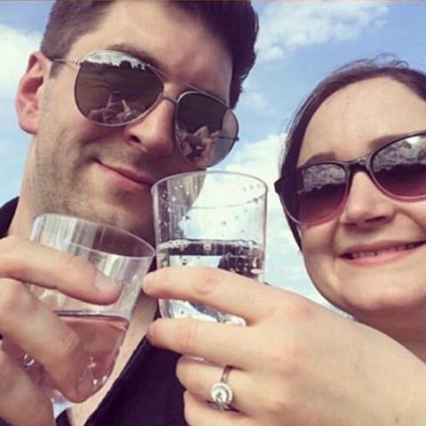 Associate Director Daniel Atkinson and  fiancée Jenny on their recent engagement_Romero