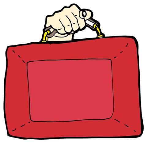 Red box Budget briefcase