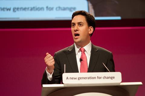 Labour leader Ed Miliband