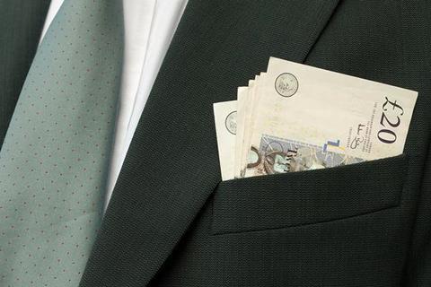 Bribe bribery cash money payment