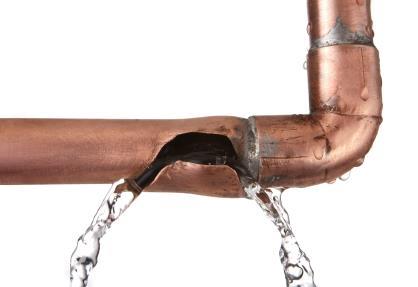 Burst pipe