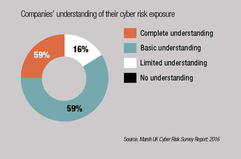 Companies understanding their cyber risk exposure
