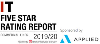 Five Star ratings report | Commercial Lines 2019/20 | Insurer experience rated by brokers, Powered by Broker Service Survey | Insurance Times