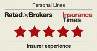 Five stars | Insurer experience | Rated by bokers