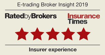 Five stars | Etrading Broker Insight 2019 | Insurer experience | Rated by bokers